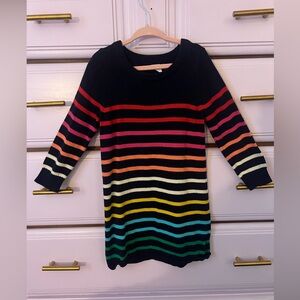 GAP Toddler Sweater Dress with Colorful Stripes